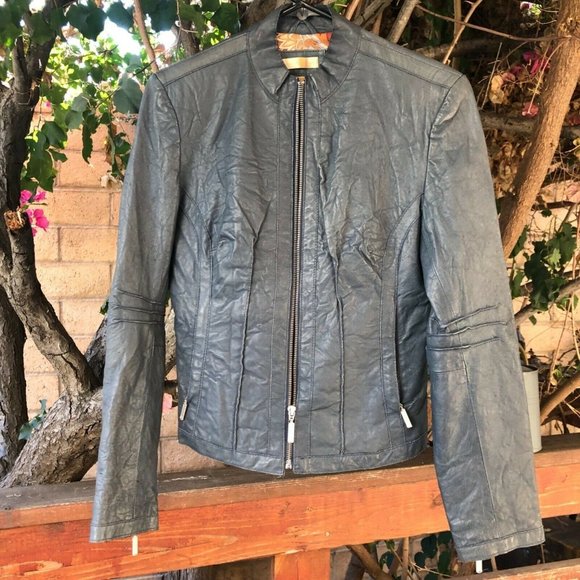 Women’s Small Wilson Leather Moto Style Jacket. Genuine Leather. - Picture 2 of 8